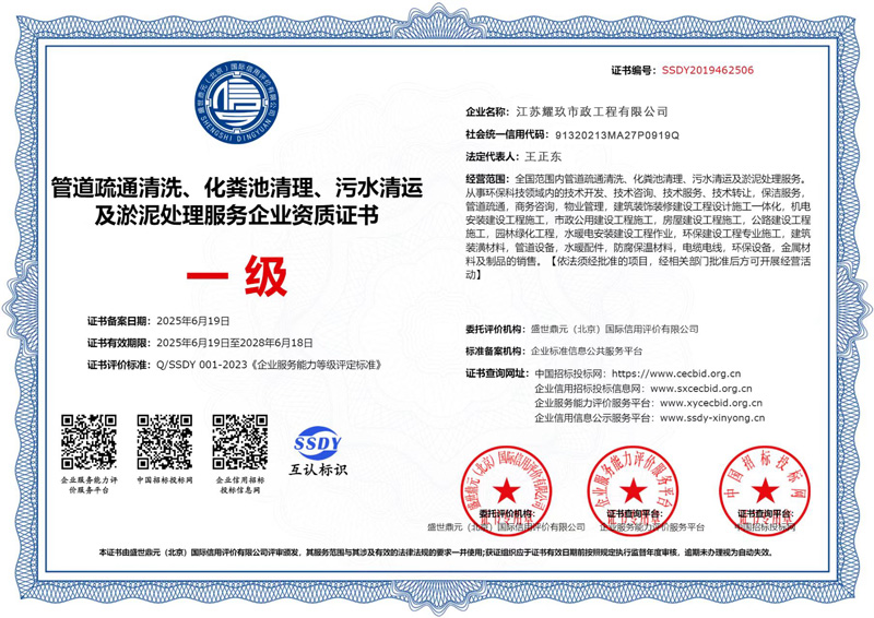 紫鑫城企业资质证书